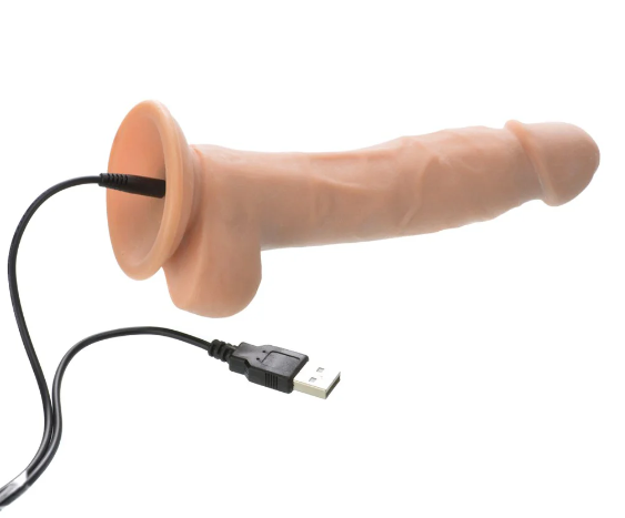 Adam & Eve Adam's True Feel Rechargeable Dildo with Remote Control