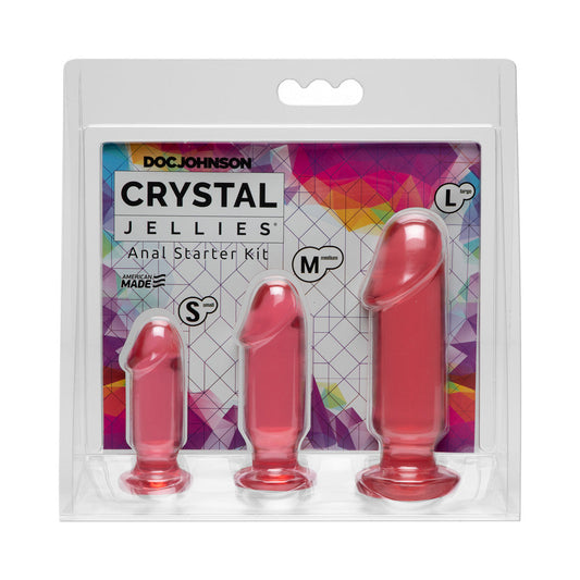 Crystal Jellies Â– Anal Starter Kit Pink