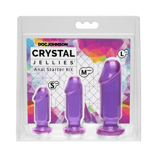 Crystal Jellies Â– Anal Starter Kit Purple