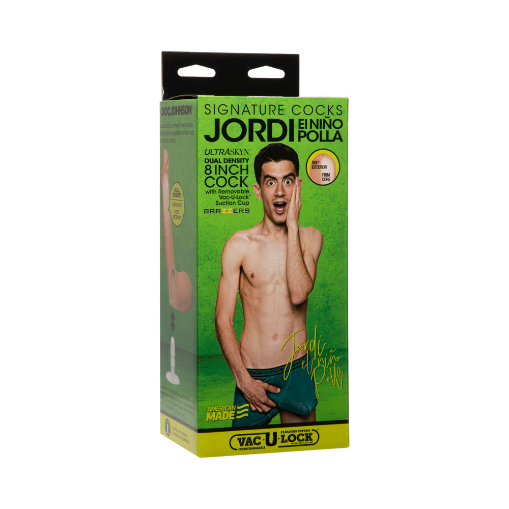 Signature Cocks Jordi El NiÃ±o Polla 8 inch ULTRASKYN Cock Vanilla