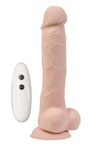 Adam & Eve Adam's True Feel Rechargeable Dildo with Remote Control