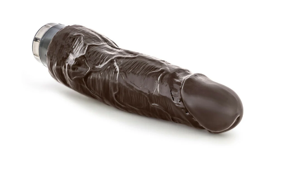 Dr. Skin Vibe 14 Realistic 8 in. Vibrating Dildo Brown